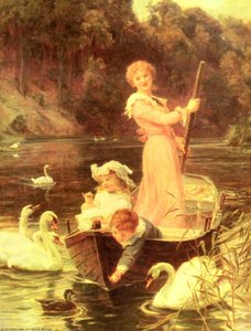 A Day On The River — Frederick Morgan, Romanticism