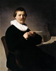 Man Sharpening A Quill — Rembrandt Van Rijn
