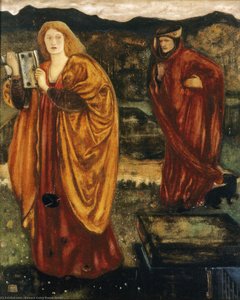 Merlin And Nimue — Edward Coley Burne-jones, Romanticism