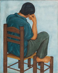 Boy Sitting on a Chair