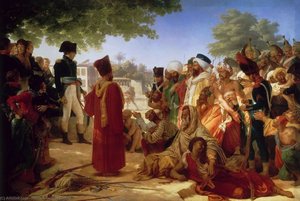 Napoleon Bonaparte Pardoning the Rebels at Cairo