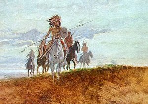 Natures Soldiers, (painting) — Charles Marion Russell
