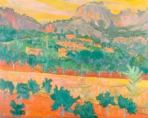 Puig Mayor From Fornalutx, Near Soller, Majorca — Frederick John Pym Gore