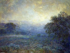 Dawn In The Hills — Robert Julian Onderdonk, Impressionism