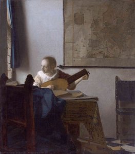Woman With A Lute — Johannes Vermeer