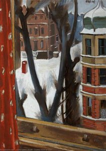 London Street In Snow — Charles James Mccall
