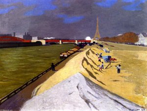 Piles Of White Sand — Félix Vallotton