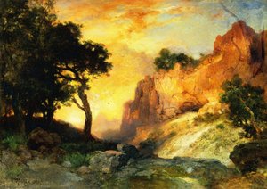 A Side Canyon, Grand Canyon, Arizona — Thomas Moran