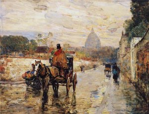 Le Val-de-grace, Spring Morning — Frederick Childe Hassam