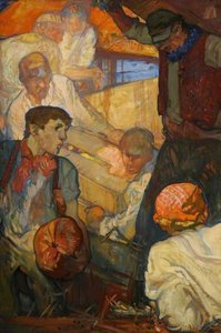 Loading The Boat — Frank Brangwyn