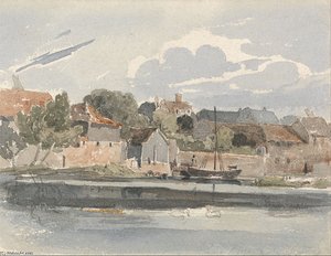 View Of The Thames At Kingston — Peter De Wint