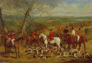 The Belvoir Hunt - The Meet — Henry Thomas Alken