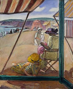 The Beach At St Gildas — Henri Lebasque