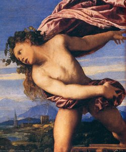 Bacchus And Ariadne (detail) — Titian, Baroque Renaissance