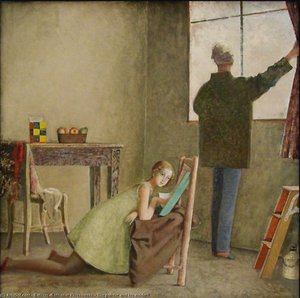 The Painter And His Model1 — Balthus