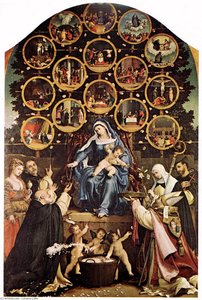 Madonna Of The Rosary — Lorenzo Lotto