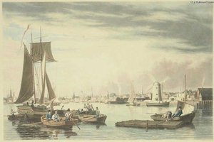 Boston, From City Point Near Sea Street — William James Bennett