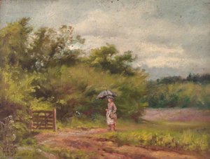 From The Footpath To Selsdon, Croydon, Surrey, Looking Back — William Henry Hope