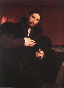 Man With A Golden Paw — Lorenzo Lotto, High Renaissance