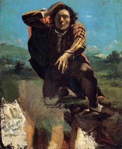 The Desperate Man (also Known As The Man Made Mad By Fear) — Gustave Courbet, Realism