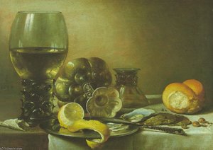 Still Life, oil on oak panel, Staatliche Kunsts