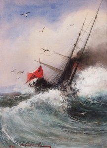 The Death Of The Ship At Sea — Aleksey Savrasov