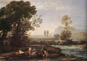 Landscape With The Rest During The Flight Into Egypt — Claude Lorrain (claude Gellée), Baroque