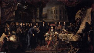 Colbert Presenting The Members Of The Royal Academy Of Sciences