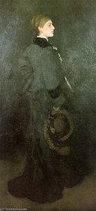Arrangement In Brown And Black Miss Rosa Corder — James Abbott Mcneill Whistler, Tonalism