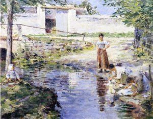 Gossips — Theodore Robinson