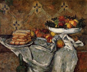 Compotier And Plate Of Biscuits — Paul Cézanne