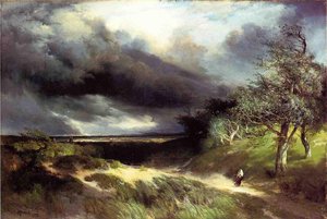 East Hampton, Long Island, Sand — Thomas Moran