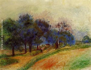 Landscape (13) — Pierre-auguste Renoir, Impressionism
