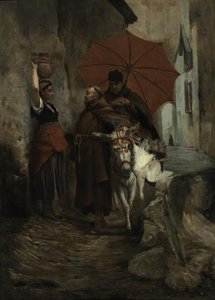 The Distraction — Jehan Georges Vibert
