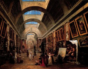 Project For The Disposition Of The ''grande Galerie'' — Hubert Robert
