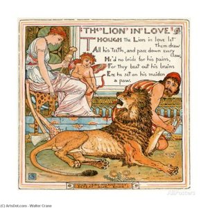 The Lion In Love — Walter Crane