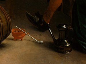 Dancing Couple(detail) — Jan Havickszoon Steen