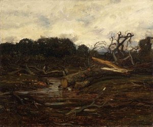 L'abattage Des Arbres — Jules Dupré