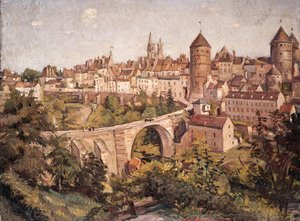 Landscape At The Yonne — Émile Bernard, Post-impressionism