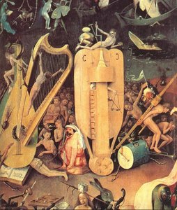 Garden Of Ehly Delights, Detail Of Right Wing — Hieronymus Bosch, Renaissance Surrealism