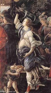 Three Temptations Of Christ (detail - ) — Sandro Botticelli