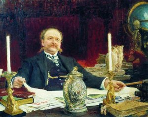 Portrait Of Wilhelm Von Bitner — Ilya Yefimovich Repin
