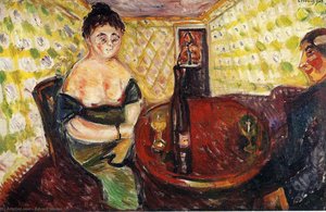 Brothel Scene. Zum Sussen Madel — Edvard Munch