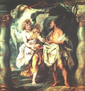 The Prophet Elijah Receiving Bread And Water From An Angel — Peter Paul Rubens