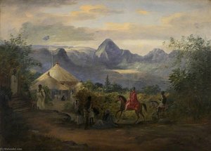 The British Residency at Ankobar, 1842