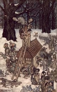 Housebuilding — Arthur Rackham