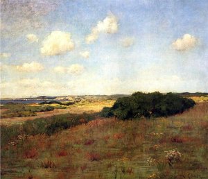 Sunlight And Shadow, Shinnecock Hills — William Merritt Chase, Impressionism