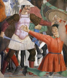 8. Battle Between Heraclius And Chosroes (detail) (26) — Piero Della Francesca, Renaissance