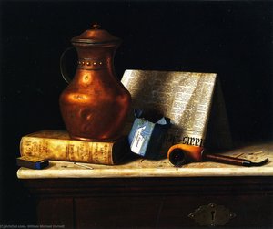 Still Life With Copper Jug — William Michael Harnett