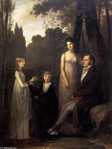 Rutger Jan Schimmelpenninck with his Wife and Children